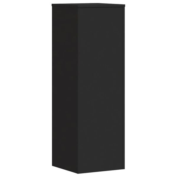 vidaXL Βάση Γλάστρας Μαύρο 33 x 33 x 100 εκ. από Επεξεργασμένο Ξύλο