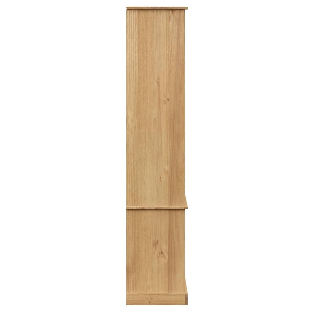 vidaXL Βιτρίνα VIGO 85 x 35 x 170 εκ. από Μασίφ Ξύλο Πεύκου