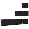 vidaXL &Sigma;&epsilon;&tau; &epsilon;&pi;ί&pi;&lambda;&omicron;&upsilon; &tau;&eta;&lambda;&epsilon;ό&rho;&alpha;&sigma;&eta;&sigmaf; 6 pcs 60 x 30 x 30 cm &Mu;&alpha;ύ&rho;&eta; &Delta;&rho;&upsilon;&sigmaf;