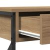 vidaXL Κονσόλα Τραπέζι με συρτάρι με ράφι artisan δρυς 75 x 28 x 75 εκ