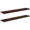 vidaXL &Pi;&alpha;&rho;ά&theta;&upsilon;&rho;&alpha; 2 &tau;&mu;&chi;. &Sigma;&kappa;&omicron;ύ&rho;&omicron; &Kappa;&alpha;&phi;έ 140 x 30 x 2 cm &Sigma;&tau;&epsilon;&rho;&epsilon;ό &xi;ύ&lambda;&omicron; &omicron;&xi;&iota;ά&sigmaf;