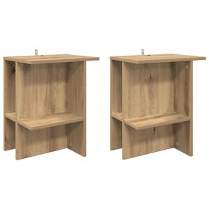 vidaXL &Tau;&rho;&alpha;&pi;&epsilon;&zeta;ά&kappa;&iota; &sigma;&alpha;&lambda;&omicron;&nu;&iota;&omicron;ύ 2 pcs Artisan &Delta;&rho;&upsilon;&sigmaf; 40 x 30 x 49 &epsilon;&kappa;.
