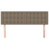 vidaXL Κεφαλάρια Κρεβατιού 2 τεμ. Taupe 72x5x78/88 εκ. Υφασμάτινα