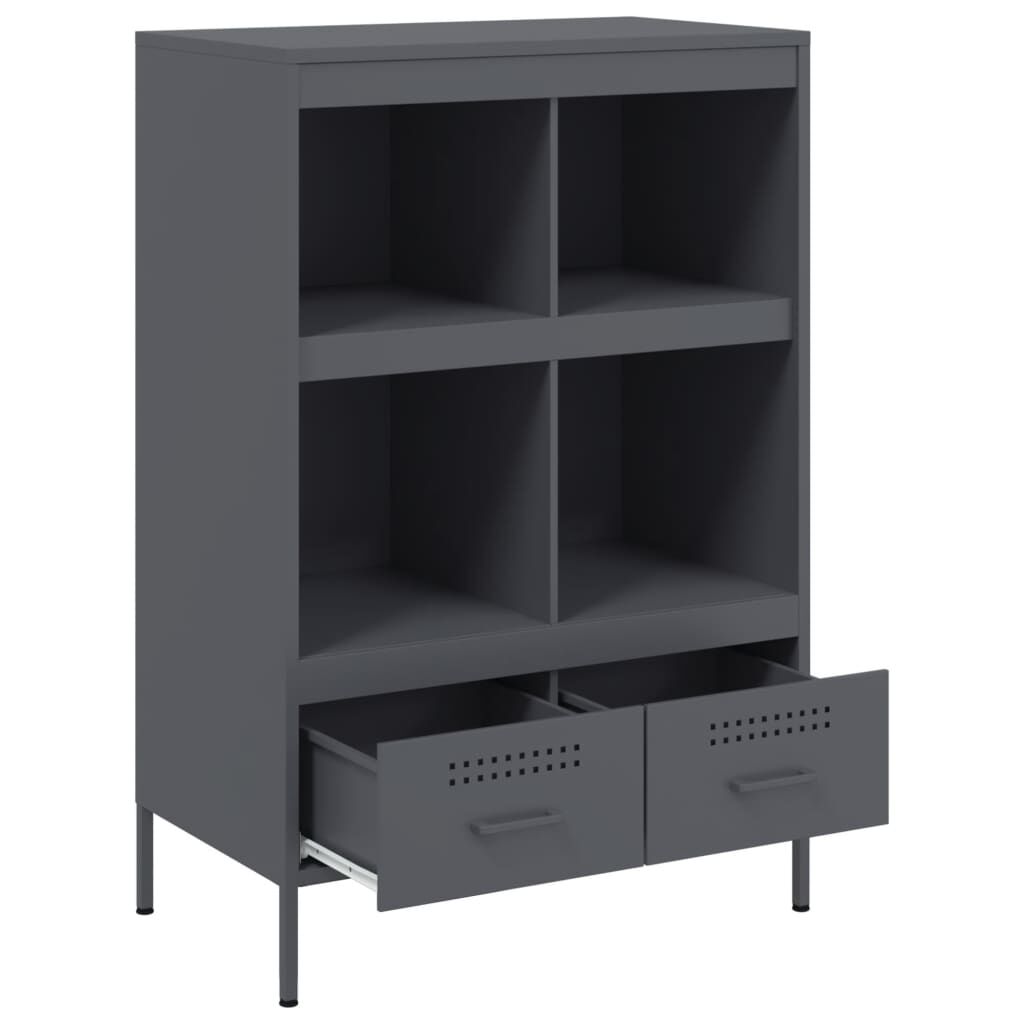 vidaXL Ντουλάπι Ανθρακί 68x39x101,5 εκ. από Χάλυβα