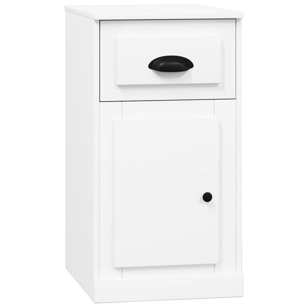 vidaXL Ντουλάπι με Συρτάρι Λευκό 40 x 50 x 75 εκ. Επεξεργασμένο Ξύλο