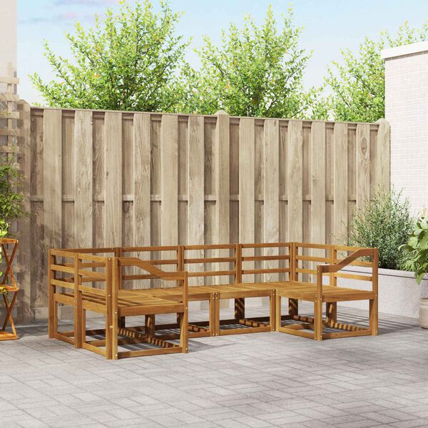 vidaXL &Sigma;&epsilon;&iota;&rho;ά &Kappa;&alpha;&nu;&alpha;&pi;έ &Epsilon;&xi;&omega;&tau;&epsilon;&rho;&iota;&kappa;&omicron;ύ 6 pcs &Phi;&upsilon;&sigma;&iota;&kappa;ό &Sigma;&tau;&epsilon;&rho;&epsilon;ό &Xi;ύ&lambda;&omicron; &Alpha;&kappa;&alpha;&kappa;ί&alpha;&sigmaf;