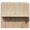 vidaXL Σπίτι για γάτες 51x35x30 cm από μασίφ ξύλο πεύκο