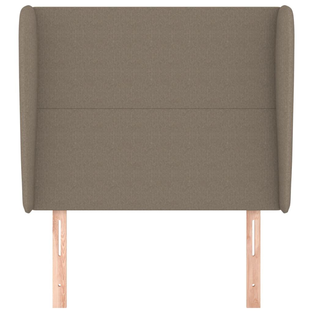 vidaXL Κεφαλάρι με Πτερύγια Taupe 83x23x118/128 εκ. Υφασμάτινο