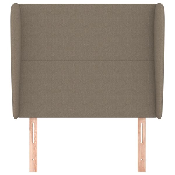 vidaXL Κεφαλάρι με Πτερύγια Taupe 83x23x118/128 εκ. Υφασμάτινο