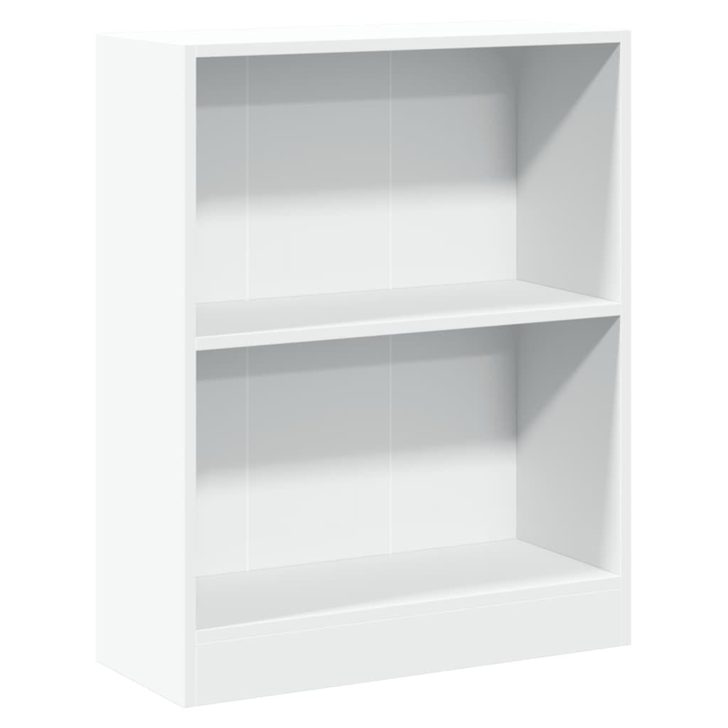 vidaXL Βιβλιοθήκη Λευκή 60 x 24 x 76 εκ. από Επεξεργασμένο Ξύλο