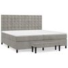 vidaXL &Kappa;&rho;&epsilon;&beta;ά&tau;&iota; Boxspring &mu;&epsilon; &Sigma;&tau;&rho;ώ&mu;&alpha; &Alpha;&nu;&omicron;&iota;&chi;&tau;ό &Gamma;&kappa;&rho;&iota; 200x200 &epsilon;&kappa;. &Beta;&epsilon;&lambda;&omicron;ύ&delta;&iota;&nu;&omicron;