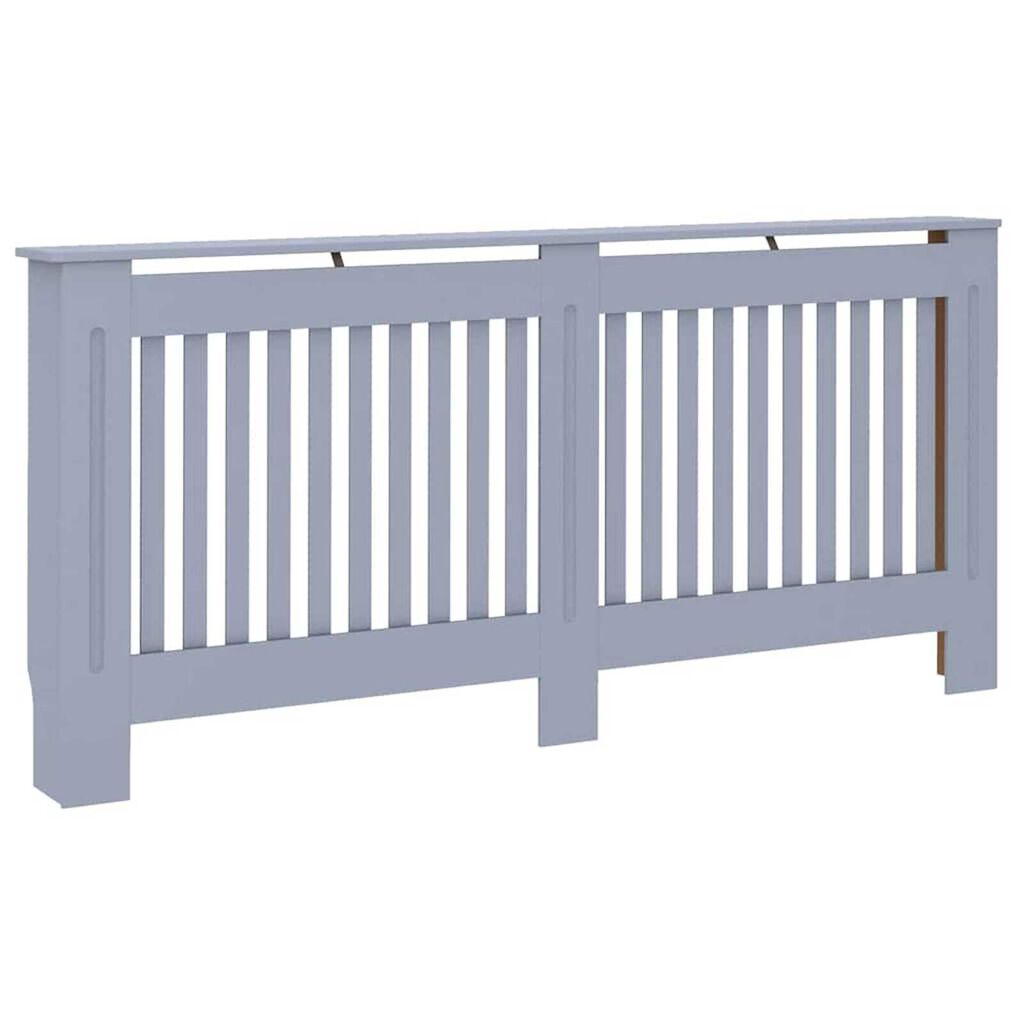 vidaXL Καπάκι Καλοριφέρ 2 pcs Γκρι 172 x 19 x 81.5 cm