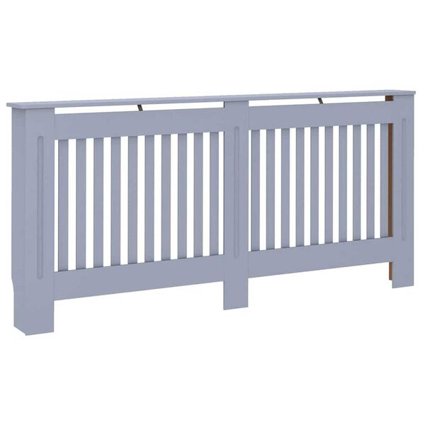 vidaXL Καπάκι Καλοριφέρ 2 pcs Γκρι 172 x 19 x 81.5 cm