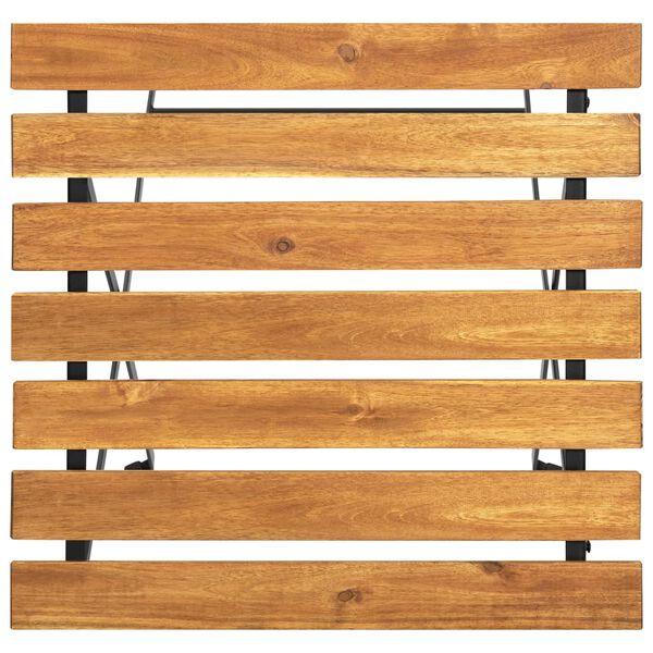 vidaXL Τραπέζι Bistro 55 x 54 x 71 εκ. από Μασίφ Ξύλο Ακακίας