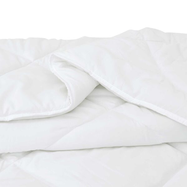 vidaXL Πάπλωμα με μαξιλάρι 3 pcs Λευκό 200 x 200 cm Μικροΐνες