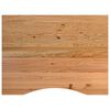 vidaXL Πάγκος Εργασίας Ανοιχτό Καφέ 80x60x(71,5-98) cm Μασίφ Ξύλο Δρυς
