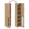 vidaXL Highboard 2 pcs Artisan Oak &Epsilon;&pi;&epsilon;&xi;&epsilon;&rho;&gamma;&alpha;&sigma;&mu;έ&nu;&omicron; &xi;ύ&lambda;&omicron;