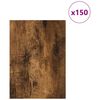 vidaXL Διακοσμητικά Πάνελ 150 pcs Καπνιστή δρυς 15 x 21 x 0.3 εκ