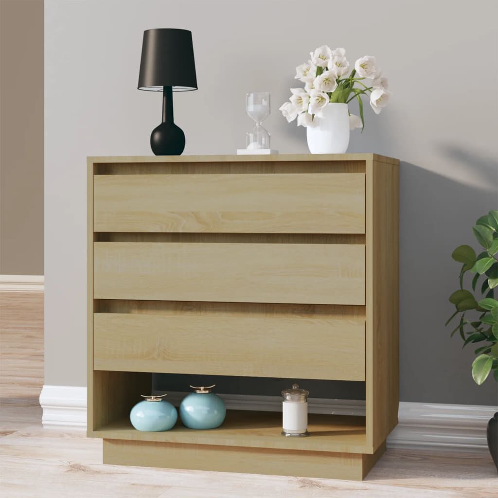vidaXL Μπουφές Sonoma Δρυς 70x41x75 εκ. από Επεξεργασμένο Ξύλο