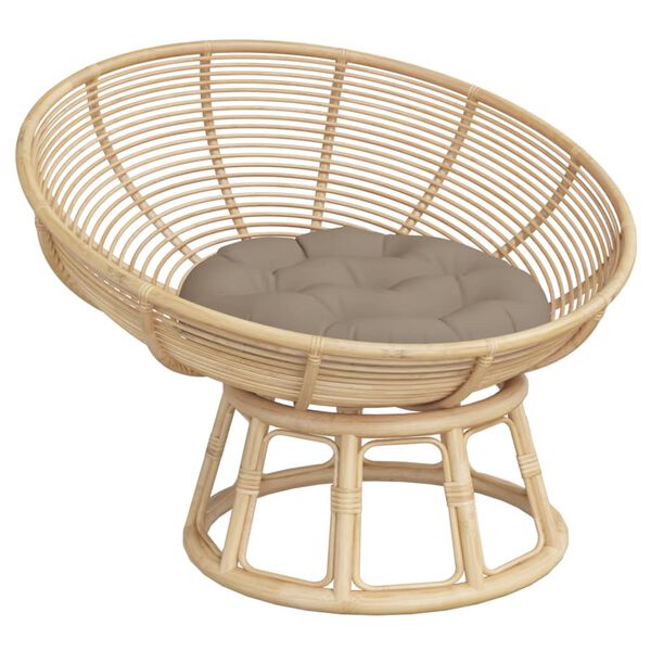 vidaXL &Mu;&alpha;&xi;&iota;&lambda;ά&rho;&iota; &Sigma;&tau;&rho;&omicron;&gamma;&gamma;&upsilon;&lambda;ό Taupe &Oslash; 60 x 11 &epsilon;&kappa;. &alpha;&pi;ό Ύ&phi;&alpha;&sigma;&mu;&alpha; Oxford