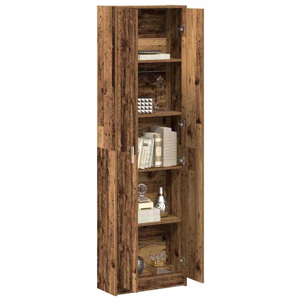 vidaXL Ντουλάπι Παλαιό ξύλο 55 x 25 x 189 εκ. Επεξεργασμένο ξύλο