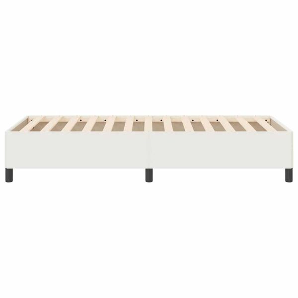 vidaXL Σκελετός Κρεβατιού Κρεμ 100 x 200 cm Βελούδο