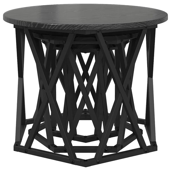 vidaXL Κομοδίνο Μονάδας 3 pcs Μαύρη δρυς 53 x 53 x 40 cm