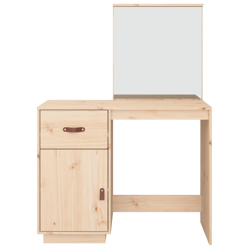 vidaXL Μπουντουάρ 95x50x134 εκ. Μασίφ Ξύλο Πεύκου