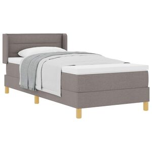 vidaXL &Kappa;&rho;&epsilon;&beta;ά&tau;&iota; &mu;&epsilon; &epsilon;&lambda;&alpha;&tau;ή&rho;&iota;&alpha; &mu;&epsilon; &sigma;&tau;&rho;ώ&mu;&alpha; Taupe 200 x 90 &epsilon;&kappa;. ύ&phi;&alpha;&sigma;&mu;&alpha;