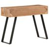 vidaXL Τραπέζι Κονσόλα Live Edge 100x35x76 εκ. από Μασίφ Ξύλο Ακακίας