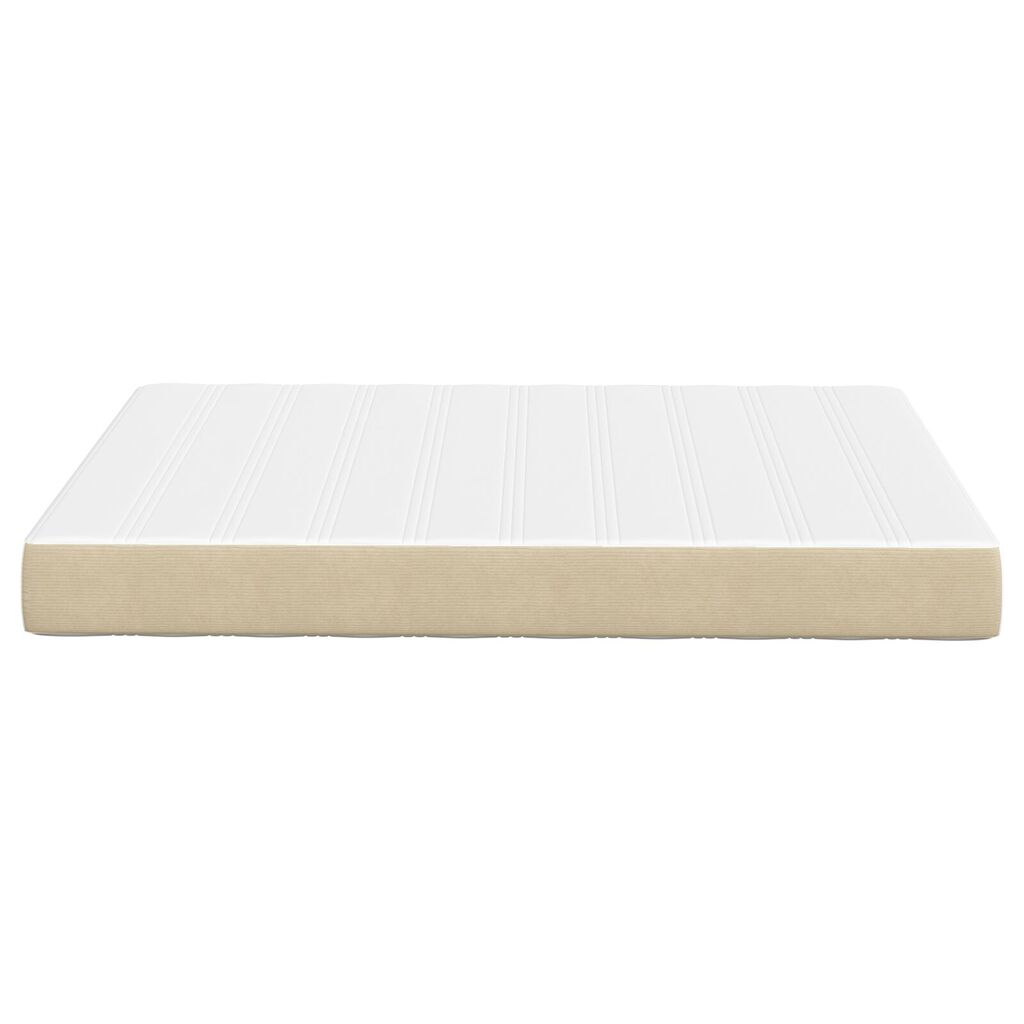 vidaXL Στρώμα με Ελατήρια Pocket Light Green Grey Μέτριο 140x190x20 εκ.