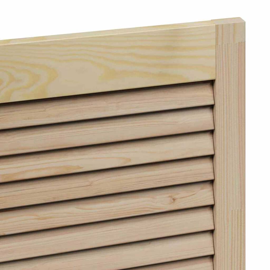 vidaXL Πόρτα Ντουλάπας με πόρτα 4 pcs Καφέ 110 x 2.1 x 59.5 εκ