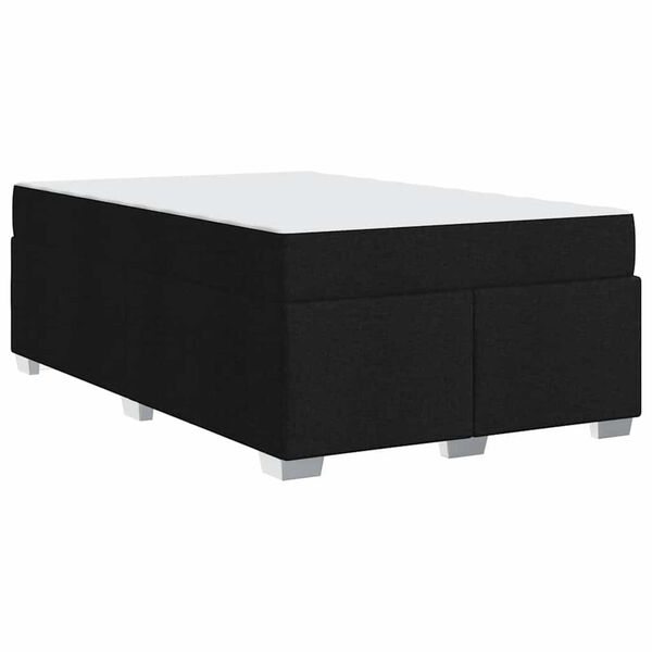 vidaXL Σκελετός Κρεβατιού Μαύρο 120 x 200 cm ύφασμα