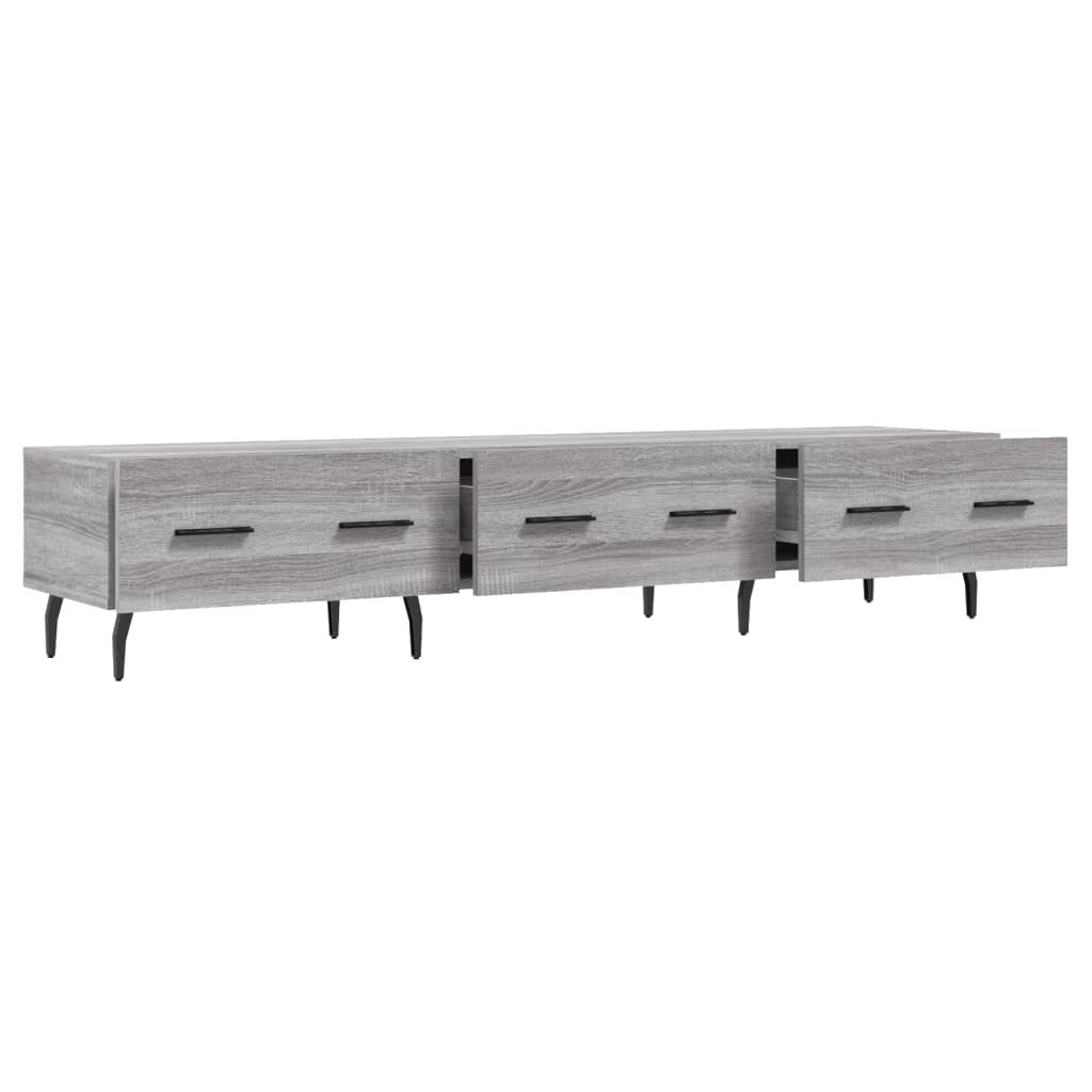 vidaXL Έπιπλο Τηλεόρασης Γκρι Sonoma 150 x 36 x 30 εκ. Επεξεργ. Ξύλο