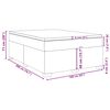 vidaXL &Kappa;&rho;&epsilon;&beta;ά&tau;&iota; Boxspring &mu;&epsilon; &Sigma;&tau;&rho;ώ&mu;&alpha; &Sigma;&kappa;&omicron;ύ&rho;&omicron; &Gamma;&kappa;&rho;&iota; 160x200 &epsilon;&kappa; &Upsilon;&phi;&alpha;&sigma;&mu;ά&tau;&iota;&nu;&omicron;