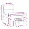 vidaXL &Kappa;&rho;&epsilon;&beta;ά&tau;&iota; Boxspring &mu;&epsilon; &Sigma;&tau;&rho;ώ&mu;&alpha; Taupe 120x190 &epsilon;&kappa;. &Upsilon;&phi;&alpha;&sigma;&mu;ά&tau;&iota;&nu;&omicron;