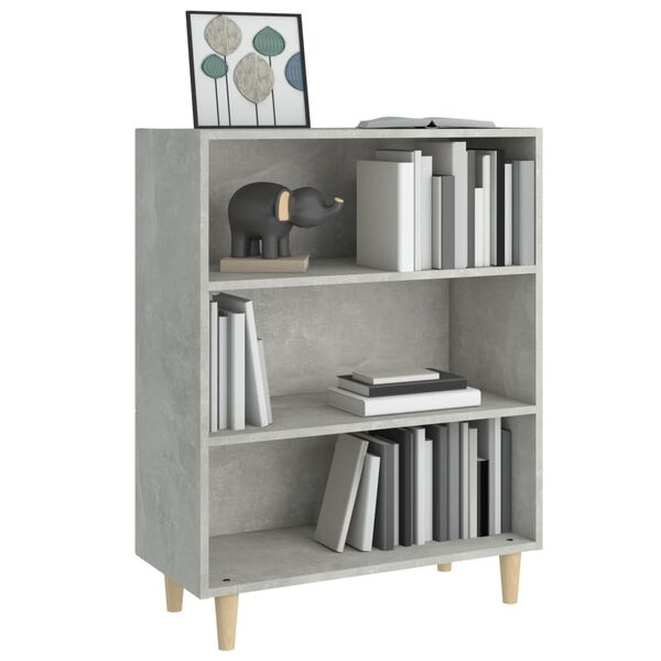 vidaXL Ντουλάπι Γκρι Σκυροδέματος 69,5x32,5x90 εκ. Επεξεργασμένο Ξύλο