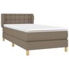 vidaXL &Kappa;&rho;&epsilon;&beta;ά&tau;&iota; Boxspring &mu;&epsilon; &Sigma;&tau;&rho;ώ&mu;&alpha; Taupe 90x190 &epsilon;&kappa;.&Upsilon;&phi;&alpha;&sigma;&mu;ά&tau;&iota;&nu;&omicron;