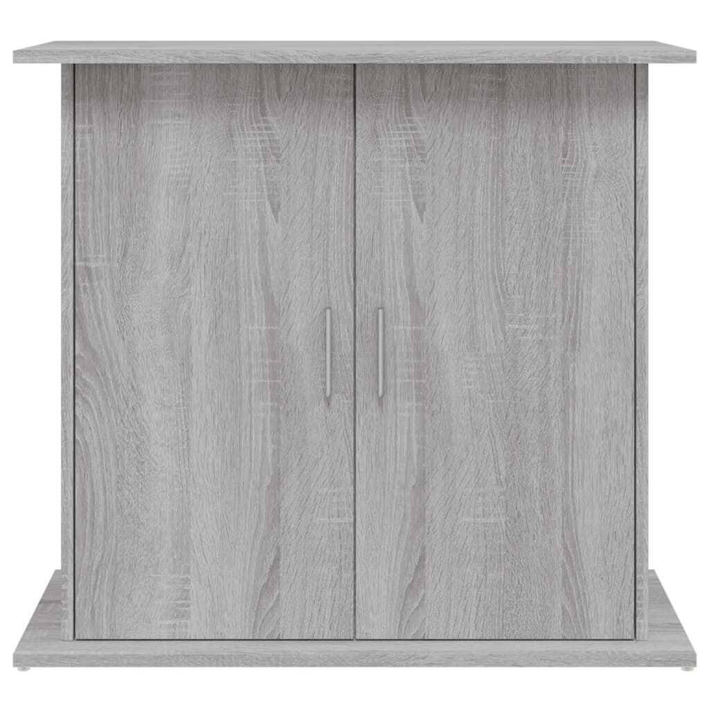 vidaXL Βάση Ενυδρείου Γκρι Sonoma 81x36x73 εκ. από Επεξεργασμένο Ξύλο