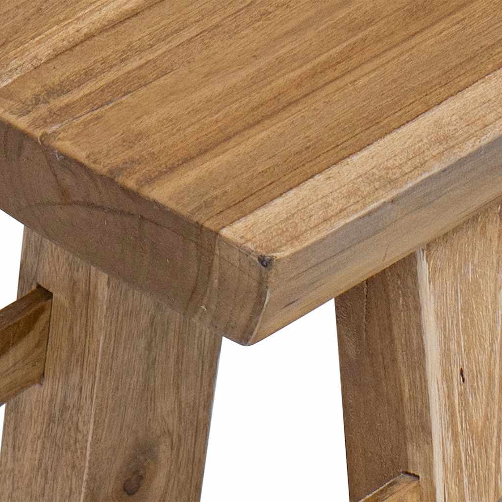 vidaXL Παγκάκι 100x28x43 εκ. από Μείγμα Ανακυκλωμένων Ξύλων/Μασίφ teak