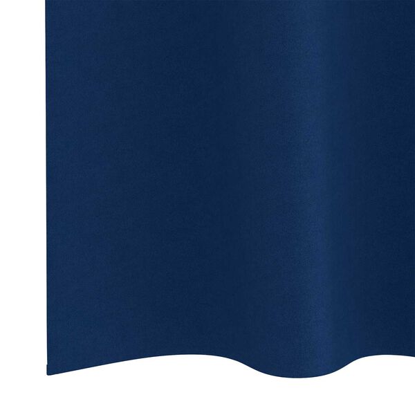 vidaXL Κουρτίνες 2 pcs Σκούρο Μπλε 225 x 140 εκ. Πολυεστέρας