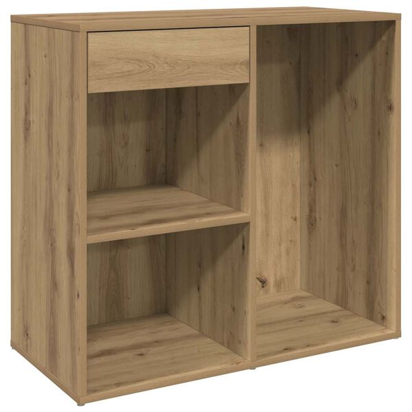 vidaXL Ντουλάπι καλλυντικών Artisan Oak 80x40x75cm Κατασκευασμένο ξύλο