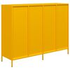 vidaXL Sideboard Μουστάρδα κίτρινη 135x39x103,5cm Ατσάλι ψυχρής έλασης