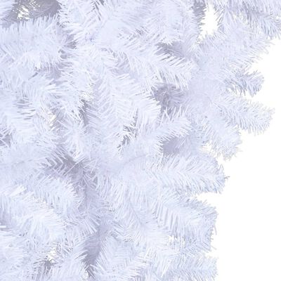 vidaXL Χριστουγεννιάτικο Δέντρο Τεχνητό Ανάποδο με Βάση Λευκό 150 εκ.