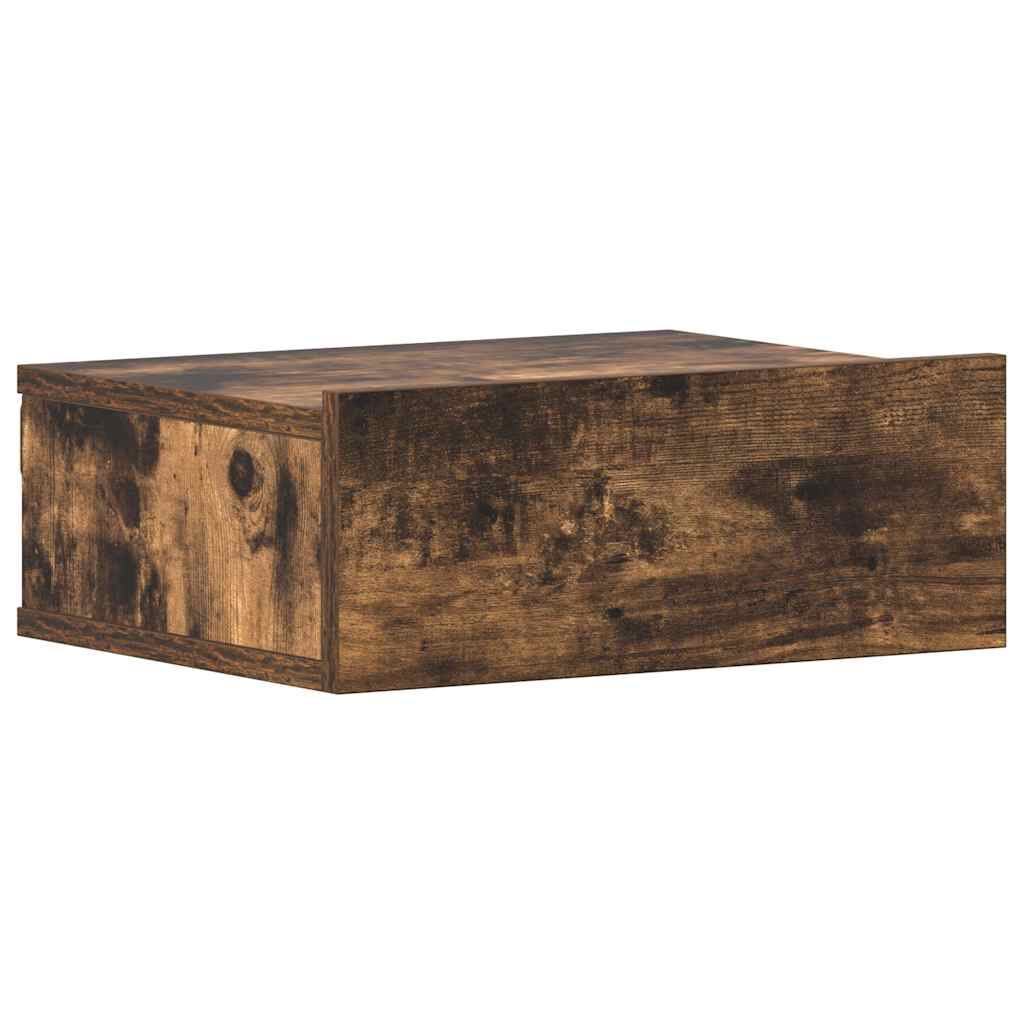 vidaXL Κομοδίνο Κρεμαστό Καπνιστή Δρυς 40 x 30 x 15 εκ. Επεξεργ. Ξύλο