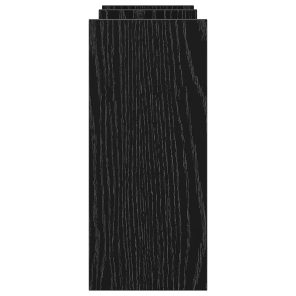 VidaXL Οργανωτής Γραφείου Μαύρη Βελανιδιά 50x15.5x35.5 εκ