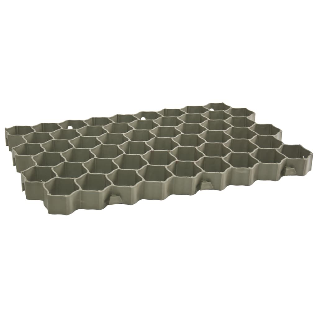 vidaXL Πλέγμα Γκαζόν 16 τεμ. Πράσινο 60 x 40 x 3 εκ. Πλαστικό