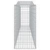 vidaXL Συρματοκιβώτια Τοξωτά 15 τεμ. 400x50x100/120 εκ. Γαλβαν. Ατσάλι
