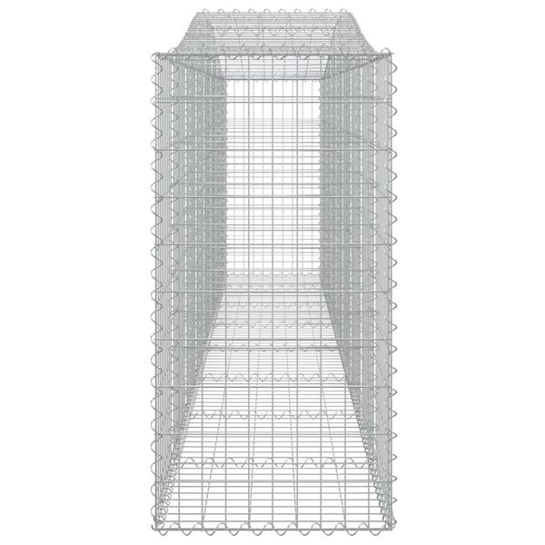 vidaXL Συρματοκιβώτια Τοξωτά 15 τεμ. 400x50x100/120 εκ. Γαλβαν. Ατσάλι