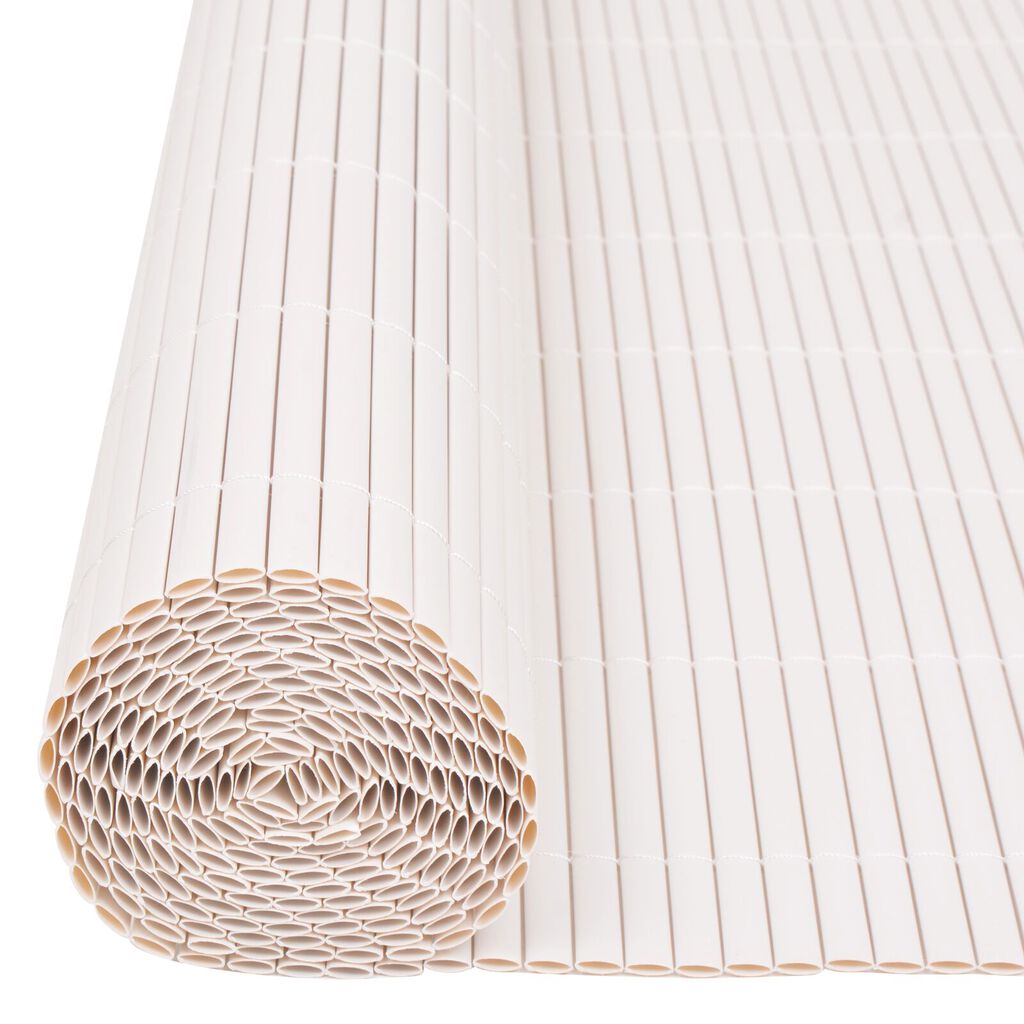 vidaXL Φράχτης Κήπου Διπλής Όψης PVC 150x300 εκ. Λευκό